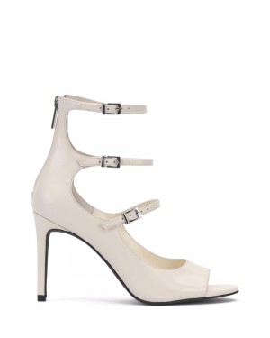 Vince Camuto Anikah Podpätky Damske Krém Biele | SFKR-38462