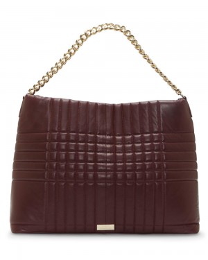 Vince Camuto Barb Hobo Taška Damske Bordove | YPIR-14023