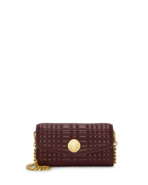 Vince Camuto Barb Wallet On A Chain Kabelka Damske Bordove | AYUH-39824