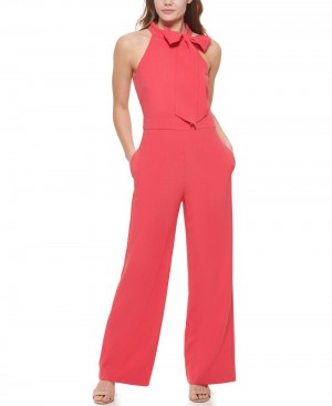 Vince Camuto Bow-Neck Kombineza Damske Koralove | SXPT-27859
