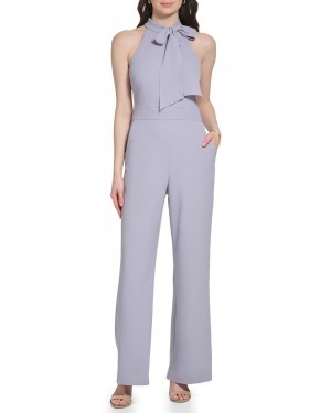 Vince Camuto Bow-Neck Kombineza Damske Siva | LMZY-93478