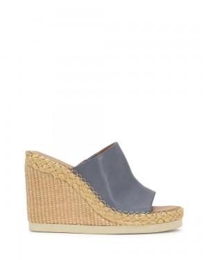Vince Camuto Brissia Wedge Sandale Damske Modre | ATYK-34689