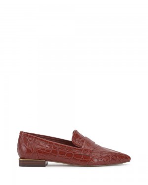 Vince Camuto Calentha Mokasiny Damske Bordove | UHVR-95082