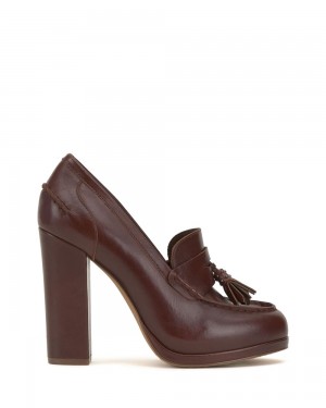 Vince Camuto Cefinlyn Mokasiny Damske Hnede Tmavo | DPOT-49350