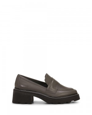Vince Camuto Chantie Mokasiny Damske Siva | RJCB-93587