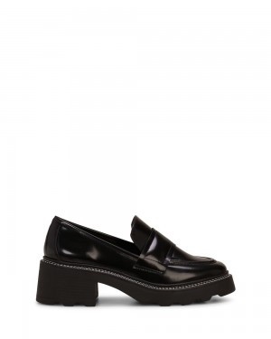 Vince Camuto Chantie Mokasiny Damske Čierne | JBKN-58031