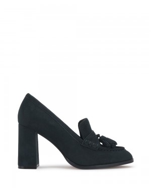 Vince Camuto Chelivia Podpätky Damske Evergreen Suede | WNJG-73826