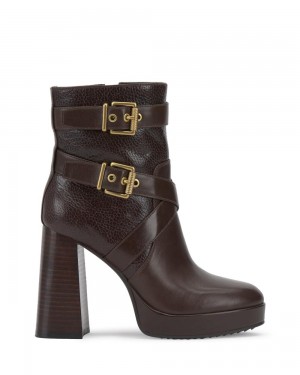 Vince Camuto Coliana Topanky Na Platforme Damske Hnede | XCSK-68719