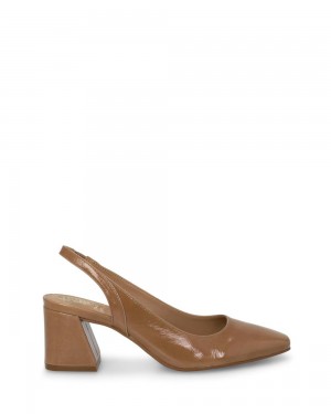 Vince Camuto Elaine Slingback Podpätky Damske Hnede | GCVJ-36904