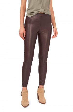 Vince Camuto Faux Kozene Leginy Damske Hnede Tmavo | FBPH-32976
