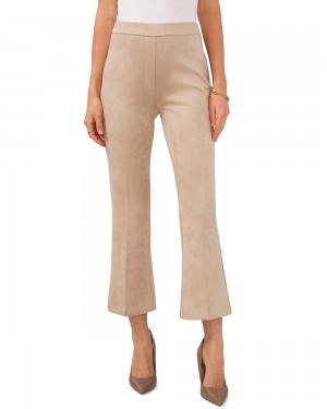 Vince Camuto Faux Semisove Flared-Hem Nohavice Damske Hnedožltý | OLGP-30619