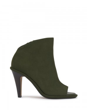 Vince Camuto Finndaya Peep-Spicou Kotnikove Topanky Damske Olivovo Zelená | BQRY-15294