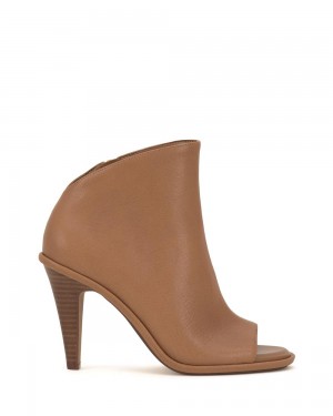 Vince Camuto Finndaya Peep-Spicou Podpätky Damske Hnede Svetlo | UKZB-16452