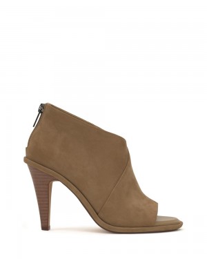 Vince Camuto Frisnell Peep-Spicou Kotnikove Topanky Damske Hnede | MLTQ-85632