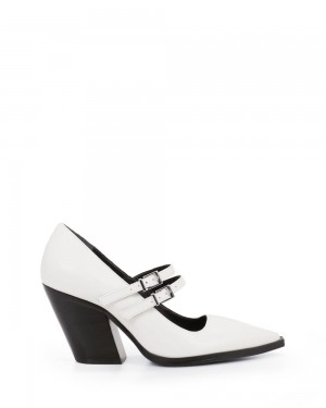 Vince Camuto Gessyca Podpätky Damske Krém Biele | UXSV-14927