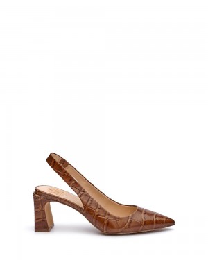 Vince Camuto Hamden Slingback Podpätky Damske Hnede | MIXY-02539