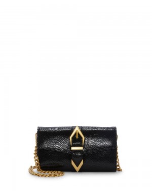 Vince Camuto Marza Wallet On A Chain Kabelka Damske Čierne | BTHJ-58437