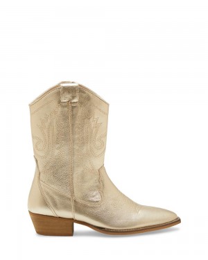 Vince Camuto Menkara Clenkove Cizmy Damske Zlate | QTPL-59412