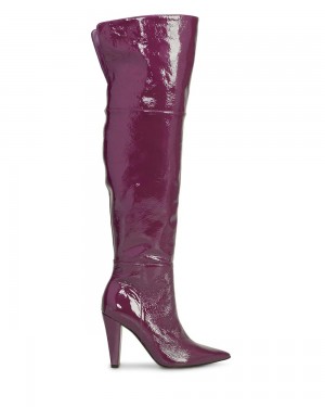Vince Camuto Minnada Extra Siroke Topanky-Calf Over-The-Knee Boots Damske Ruzove | VCUJ-62039