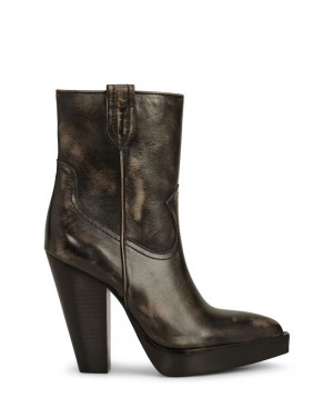 Vince Camuto Ninkisha Platforme Kotnikove Topanky Damske Čierne | KGDQ-18249