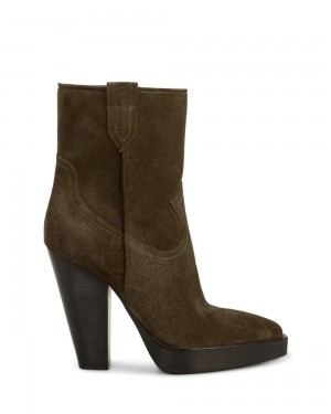 Vince Camuto Ninkisha Platforme Kotnikove Topanky Damske Biele | TAQC-61387