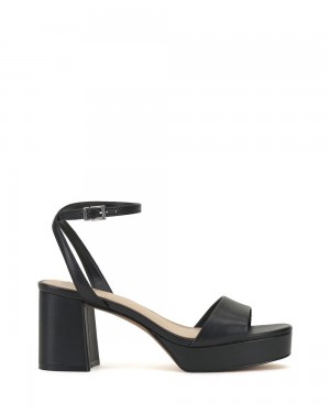 Vince Camuto Pendreya Platforme Sandale Damske Čierne | HGYA-29374