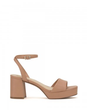 Vince Camuto Pendreya Platforme Sandale Damske Béžové | JUBQ-31486