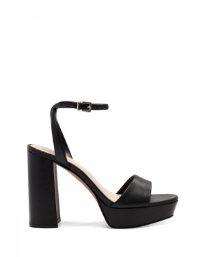 Vince Camuto Pendry Platforme Topanky Na Platforme Damske Čierne | BGPC-40925
