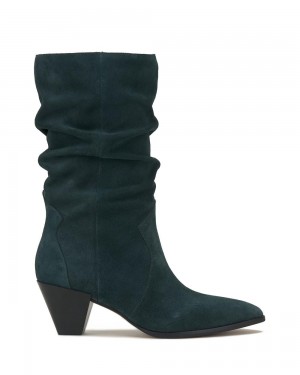 Vince Camuto Sensenny Kotnikove Topanky Damske Evergreen Suede | EFLO-57062