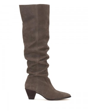 Vince Camuto Sewinny Siroke Topanky-Calf Over-The-Knee Boots Damske Hnede | YJMT-98016