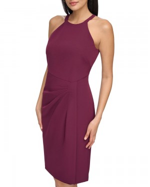 Vince Camuto Side-Gathered Body-Con Saty Damske Nachový | QDUF-12608