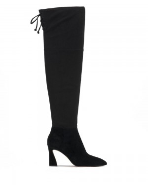 Vince Camuto Taplana Siroke Topanky-Calf Over-The-Knee Boots Damske Čierne | UKFO-94207