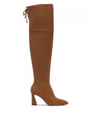 Vince Camuto Taplana Siroke Topanky-Calf Over-The-Knee Boots Damske Hnede | FOWR-36294