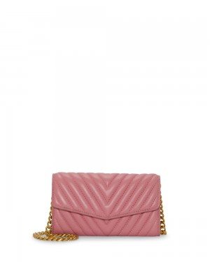 Vince Camuto Theon Wallet On A Chain Kabelka Damske Ruzove | XQGD-60823