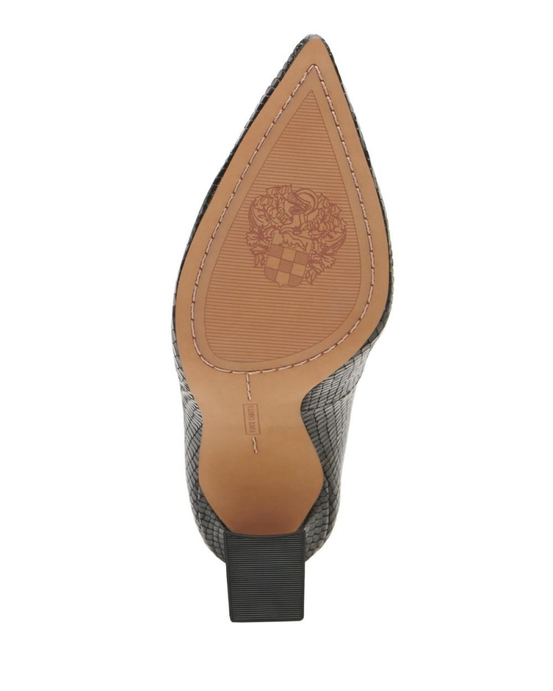 Vince Camuto Akenta Podpätky Damske Čierne Had | QTUZ-30765