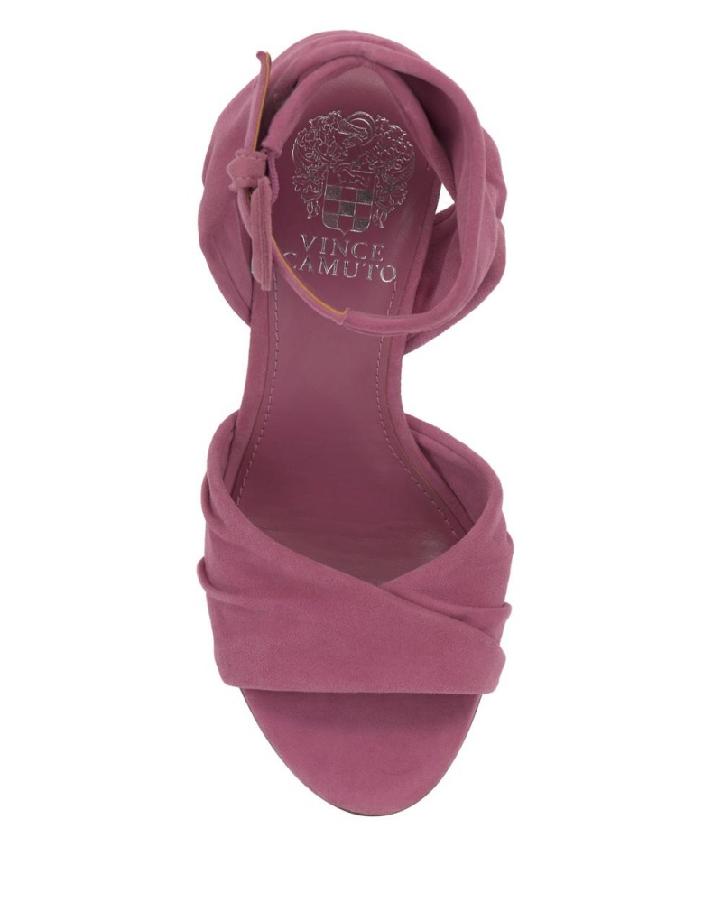 Vince Camuto Anyria Heel Sandale Damske Ruzove | QVSM-34627