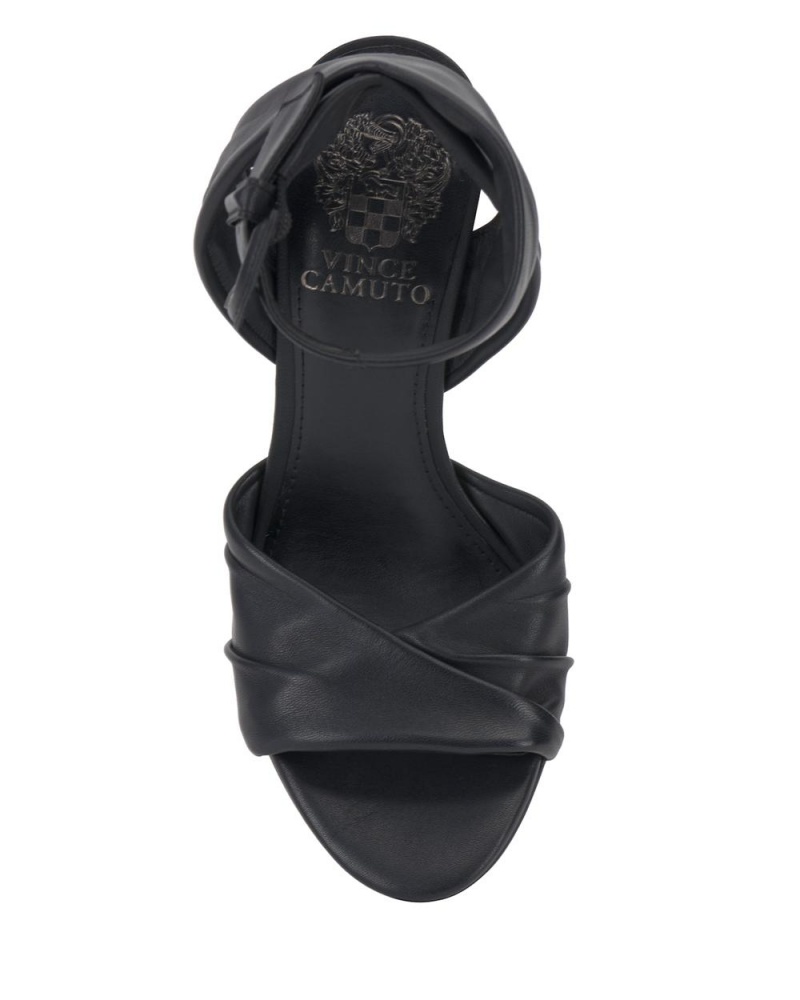 Vince Camuto Anyria Heel Sandale Damske Čierne | QRPF-60749