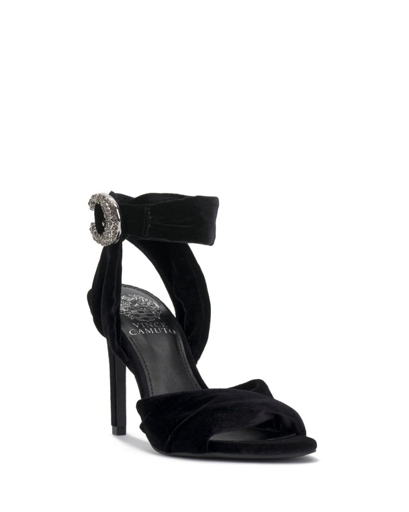 Vince Camuto Anyria Heel Sandale Damske Čierne | CFHG-39815