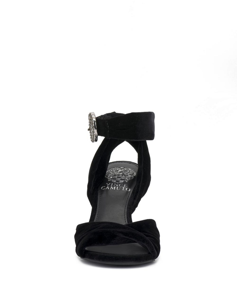 Vince Camuto Anyria Heel Sandale Damske Čierne | CFHG-39815