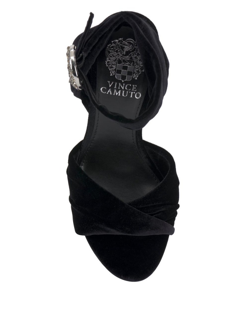 Vince Camuto Anyria Heel Sandale Damske Čierne | CFHG-39815