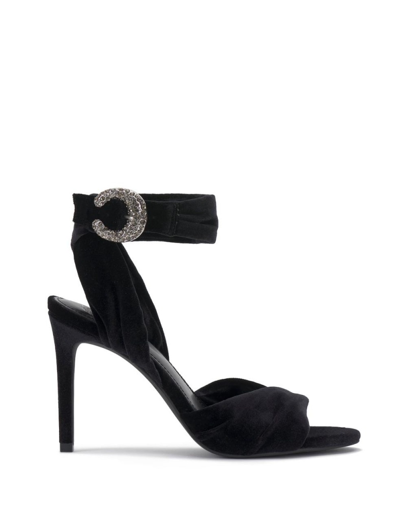 Vince Camuto Anyria Heel Sandale Damske Čierne | CFHG-39815