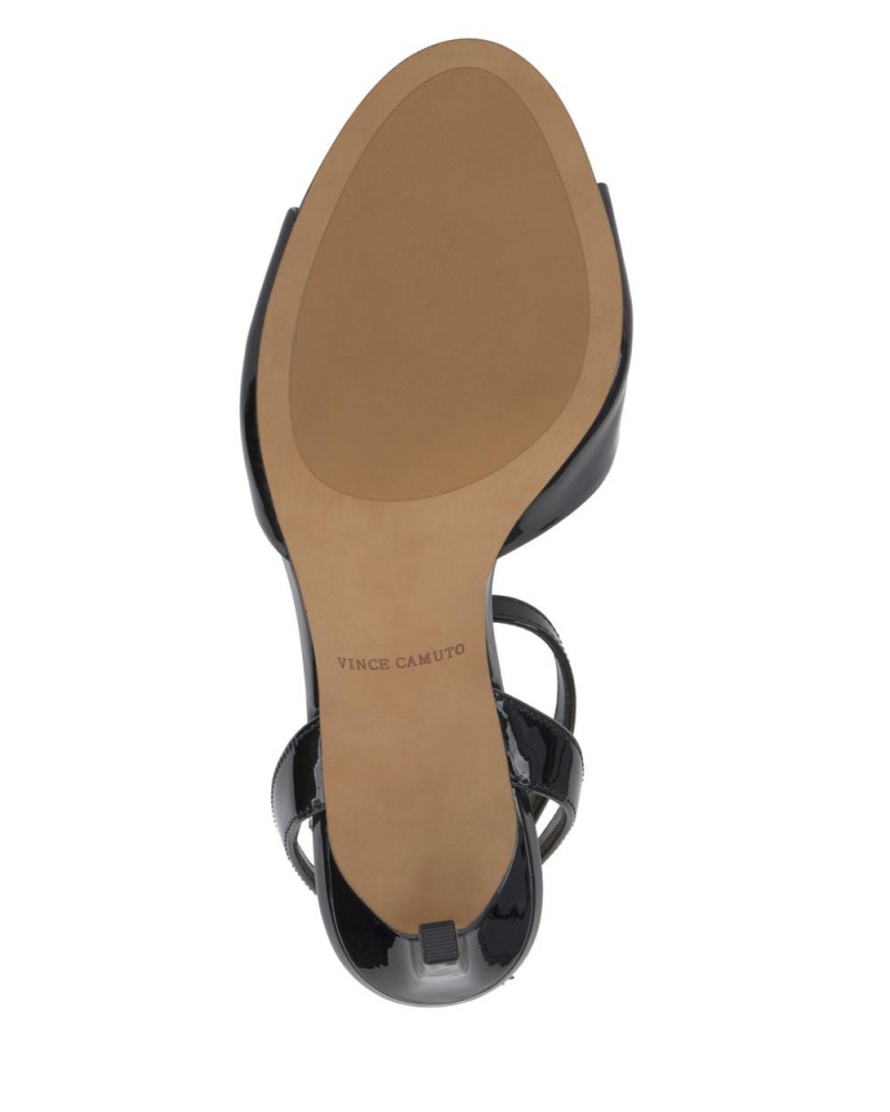Vince Camuto Arilene Heel Sandale Damske Čierne | NQFD-87312