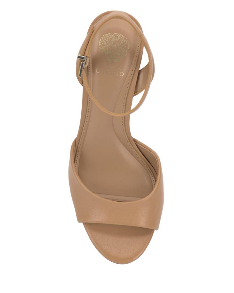 Vince Camuto Arilene Heel Sandale Damske Hnedožltý | LSAD-85734