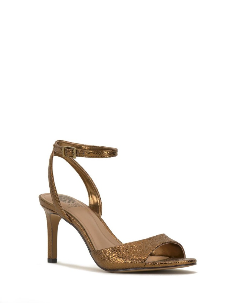 Vince Camuto Arilene Heel Sandale Damske Zlate | LJUD-42801