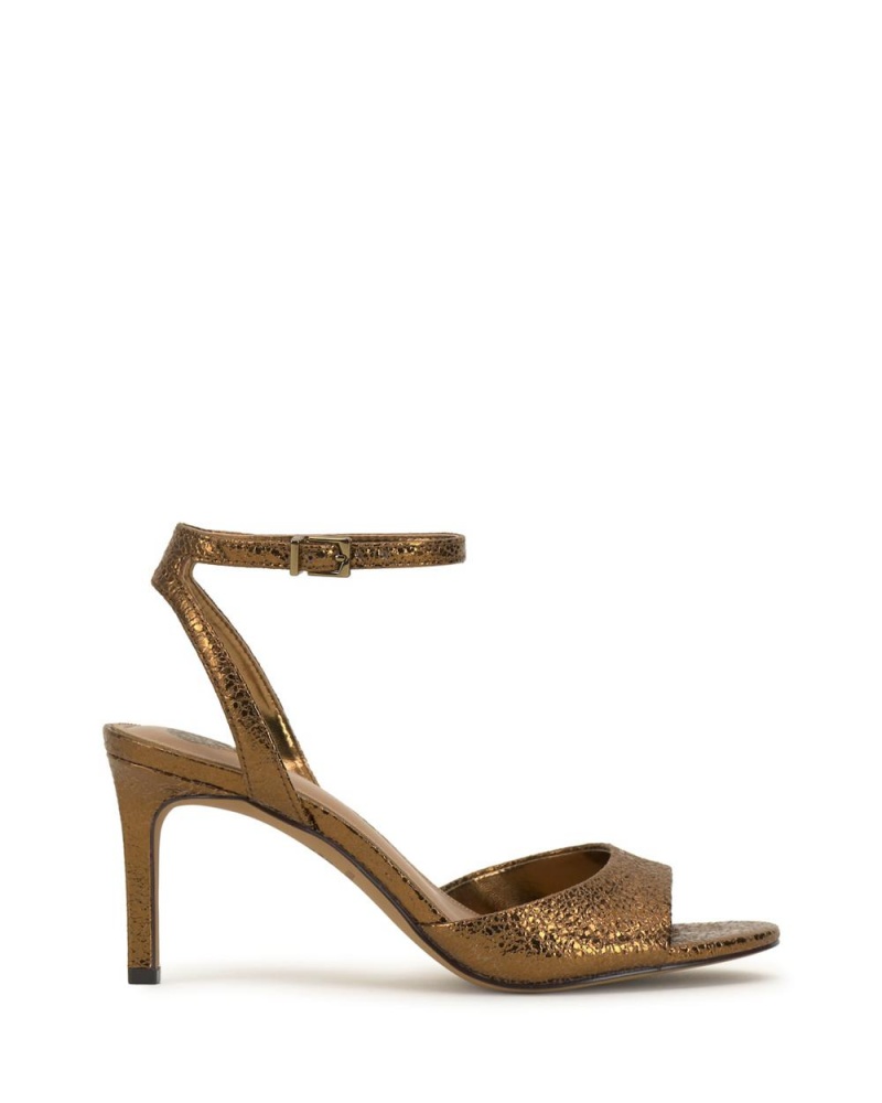 Vince Camuto Arilene Heel Sandale Damske Zlate | LJUD-42801