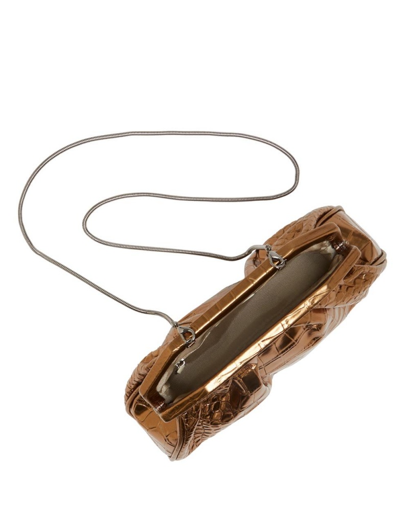Vince Camuto Baklo Clutch Damske Zlate | DQNC-78946
