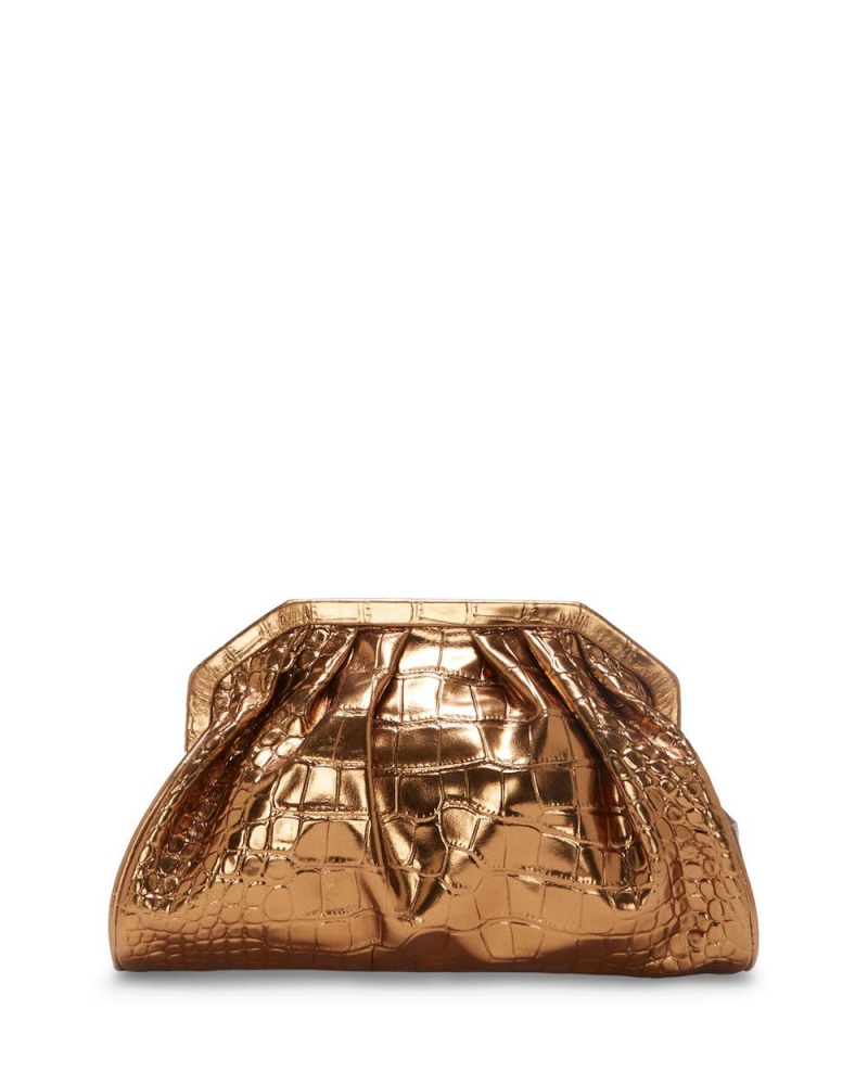 Vince Camuto Baklo Clutch Damske Zlate | DQNC-78946
