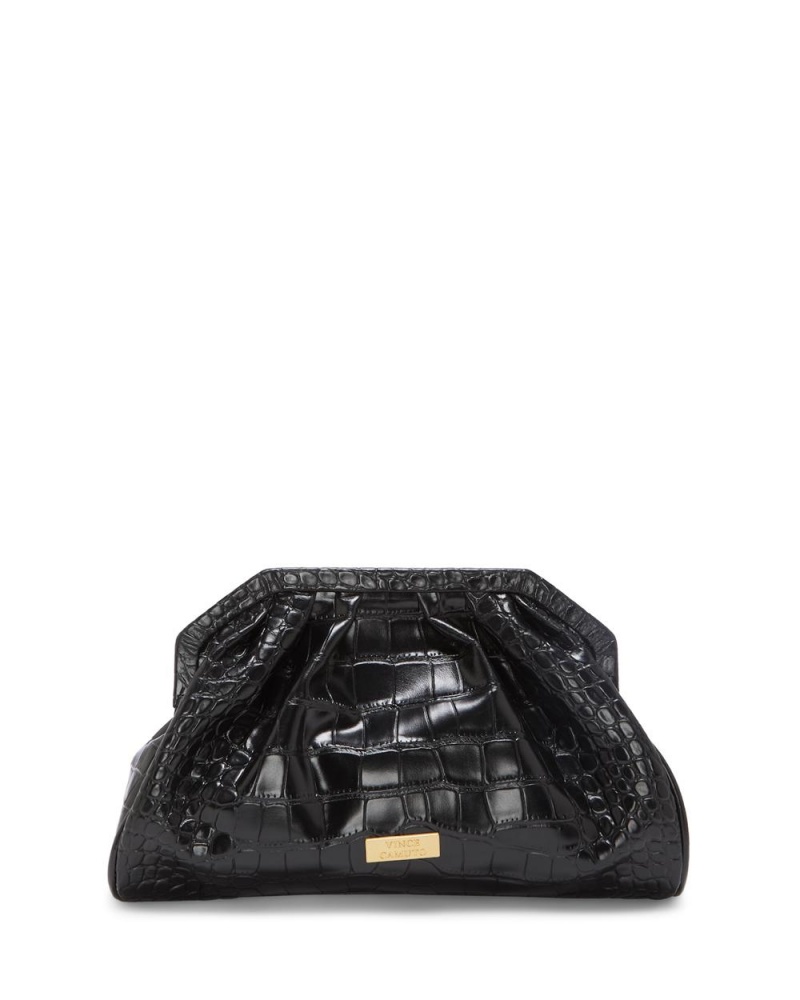 Vince Camuto Baklo Clutch Damske Čierne | OEXA-79641
