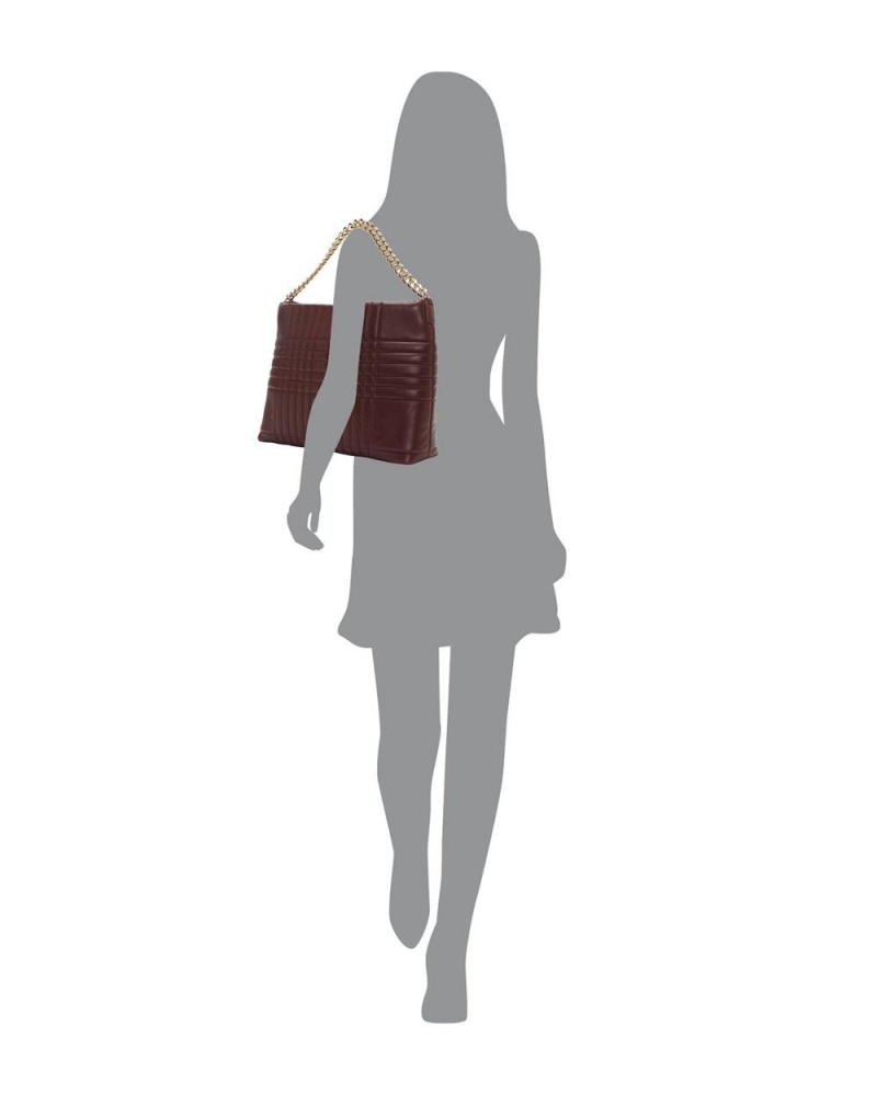 Vince Camuto Barb Hobo Taška Damske Bordove | YPIR-14023