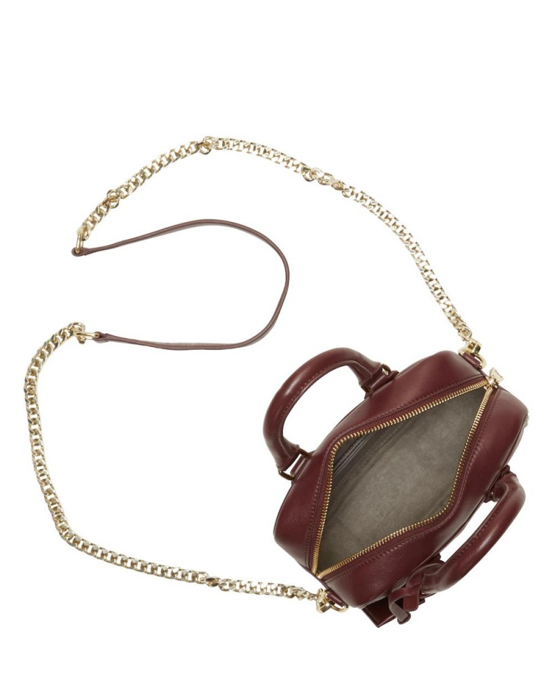 Vince Camuto Barb Medium Crossbody Kabelka Damske Bordove | LYOX-42108